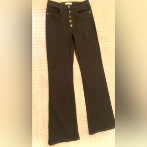 FRANCESCA’S HARPER HIGH-RISE BOOTCUT BLACK DEMIN SIZE 27 NWT